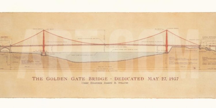 Golden Gate Bridge Art Print