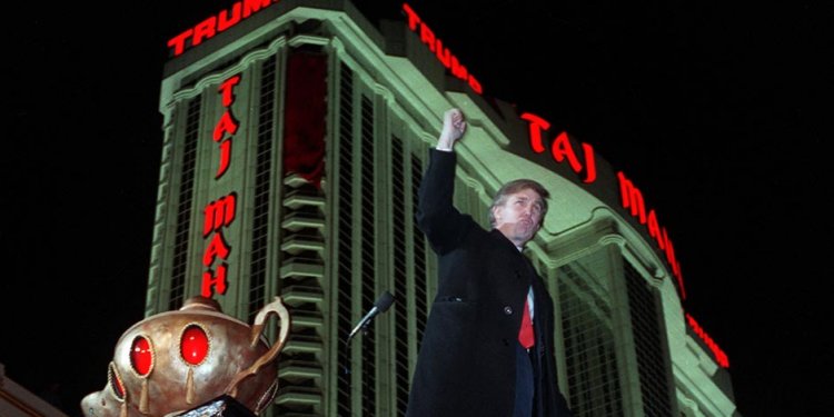 Donald Trump ascends the