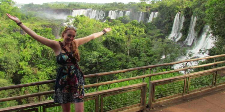 Iguazu falls at new year