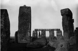a visitor at Stonehenge (General Photographic Agency/Getty)