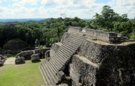 Caracol damages, Belize