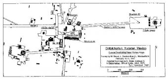 Dzibilchaltun-Ruin-map from Loco Gringo