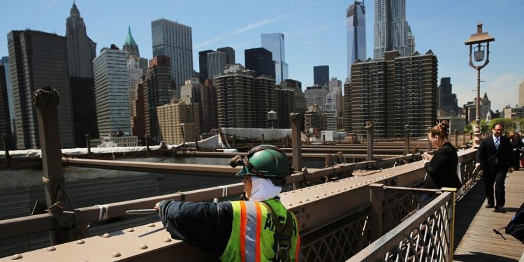 Brooklyn Bridge repairs
