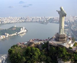 most well-known Jesus Statues: Christ the Redeemer, Rio de Janeiro, Brazil