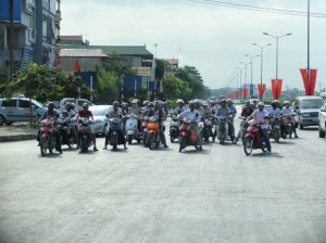 Roving scooter gang
