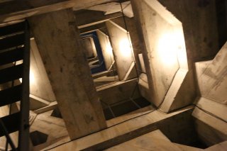 The actions inside Christ The Redeemer statue