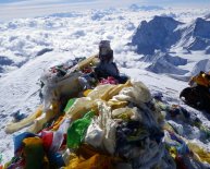Photos from the top of Mount Everest